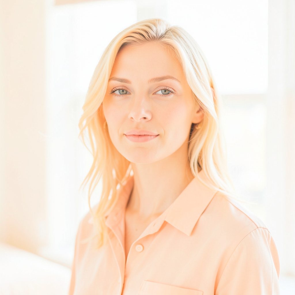 Portrait-style headshot of a speaker in formal professional attire